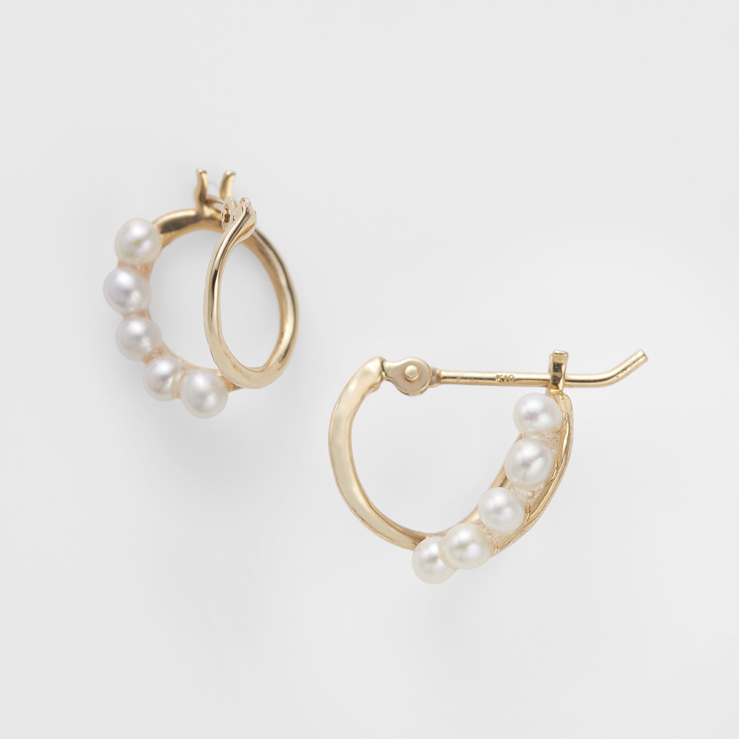 K10フープパールピアス ピアス Agete エーアンドエス公式通販サイト