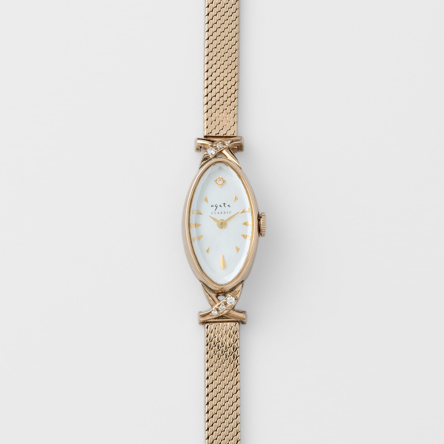 オーバルフェイスジュエリーウォッチ 時計 Agete エーアンドエス公式通販サイト